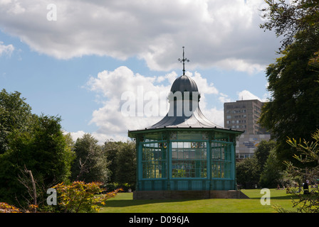 Le kiosque, Weston Park, Sheffield, South Yorkshire, Angleterre. Banque D'Images