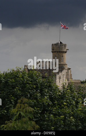 La tour observatoire, Château de Lincoln Lincolnshire, Angleterre, RU Banque D'Images