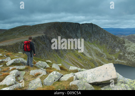 Lochnager à Cac Carn Mor, Parc National de Cairngorms, Highlands Banque D'Images