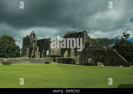 L'Abbaye de Dundrennan, Dundrennan, Galloway Banque D'Images