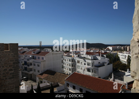 Loule vue aérienne du château Banque D'Images