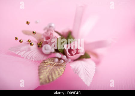 Boutonnière de mariage Banque D'Images