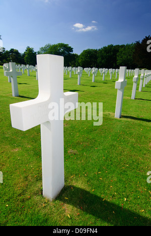 Plus grand cimetière militaire américain de LA SECONDE GUERRE MONDIALE en Europe (10 489 tombes), Saint Avold, Moselle, Lorraine, France Banque D'Images