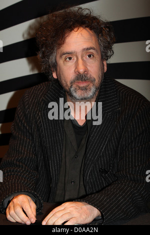 L'apparence de Tim Burton chez Bell Lightbox Tiff pour l'événement médiatique de l'exposition 'Tim Burton' organisée par le Musée d'art moderne Banque D'Images