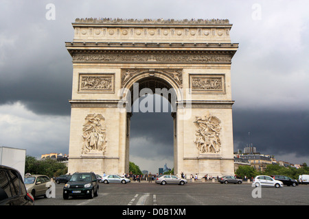 Arc de Triomphe, Paris, France Banque D'Images