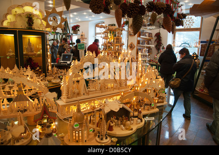 Achats de Noël en Allemagne Banque D'Images