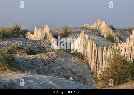 Les DUNES DE LE CROTOY BAIE DE SOMME SOMME (80) FRANCE Banque D'Images