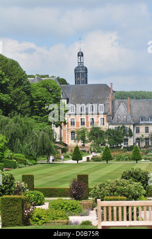L'Abbaye de Valloires construit au 17ème et 18ème siècles et ses jardins d'ARGOULES SOMME (80) FRANCE Banque D'Images