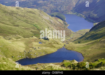 Eau & Réservoir Blea Haweswater Mardale de Bell mauvais dans le Lake District. Banque D'Images