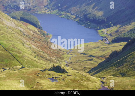 Le réservoir de Haweswater Mauvais Mardale Bell dans le Lake District. Banque D'Images