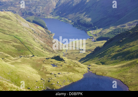 Eau & Réservoir Blea Haweswater Mardale de Bell mauvais dans le Lake District. Banque D'Images