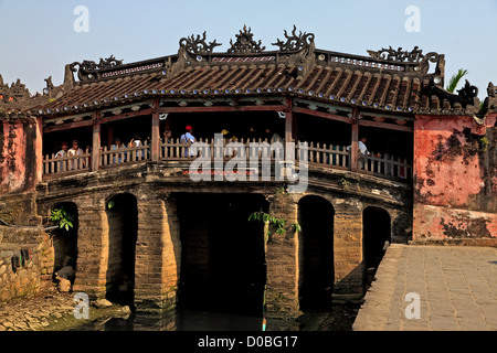 Le pont couvert japonais, Hoi An, Vietnam Banque D'Images