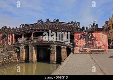 Le pont couvert japonais, Hoi An, Vietnam Banque D'Images