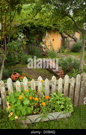 Hobbiton Movie Set Banque D'Images