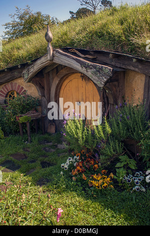 Hobbiton Movie Set Banque D'Images