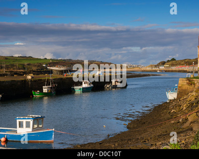 Bateaux de pêche dans le port de Hayle, Cornwall Banque D'Images