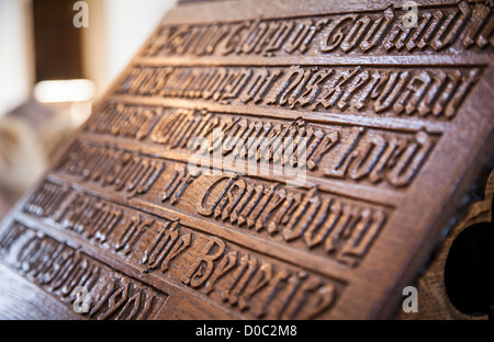 Chaire de l'église, St John the Evangelist, Old Coulsdon Banque D'Images