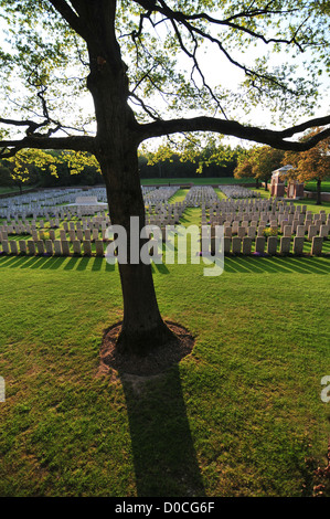 Cimetière DU COMMONWEALTH POUR LES SOLDATS BRITANNIQUES TUÉS PENDANT LA PREMIÈRE GUERRE MONDIALE, SOMME (80) FRANCE Banque D'Images