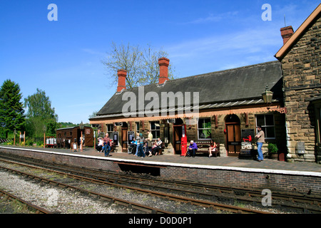 Severn Valley Railway Station Shropshire Shrewsbury Eng.UK land Banque D'Images