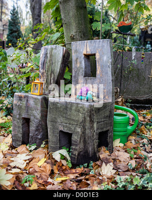 Une fosse commune à l'Friedhof der Gemeinde Sophien, Mitte, Berlin Banque D'Images