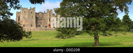 L'été, Raby Castle, Staindrop, Darlington, Durham County, Angleterre, Grande-Bretagne, Royaume-Uni Banque D'Images