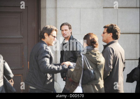 Josh Holloway un emplacement pour le tournage de la nouvelle Mission : Impossible film (MI:4) Prague, République tchèque - 14.10.10 Présentations tardives Banque D'Images