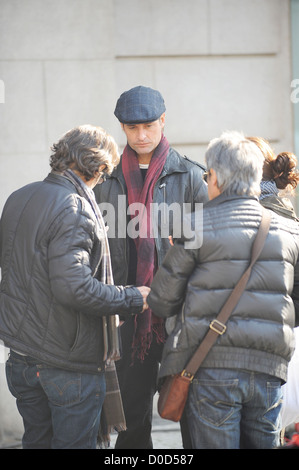Josh Holloway un lieu du tournage de la nouvelle Mission : Impossible film (MI:4) Prague, République tchèque - 14.10.10 Présentations tardives Banque D'Images