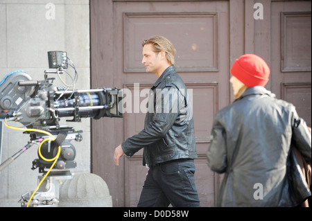 Josh Holloway un lieu du tournage de la nouvelle Mission : Impossible film (MI:4) Prague, République tchèque - 14.10.10 Présentations tardives Banque D'Images