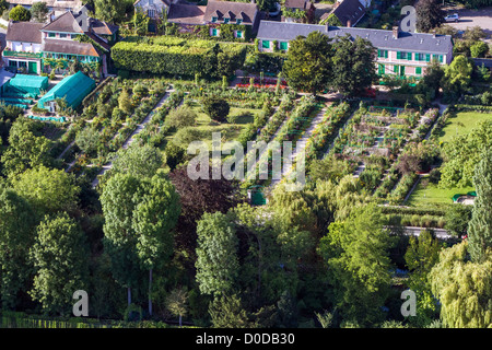 La maison de Claude Monet à Giverny ET LE BERCEAU DE L'IMPRESSIONNISME EURE (27) Normandie France Banque D'Images