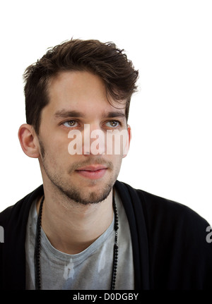 Portrait d'un jeune homme Banque D'Images