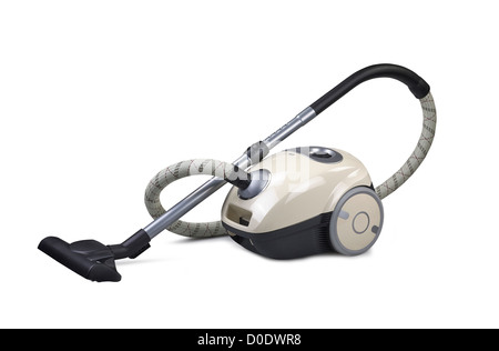 Aspirateur isolé sur le fond blanc (CLIPPING PATH) Banque D'Images