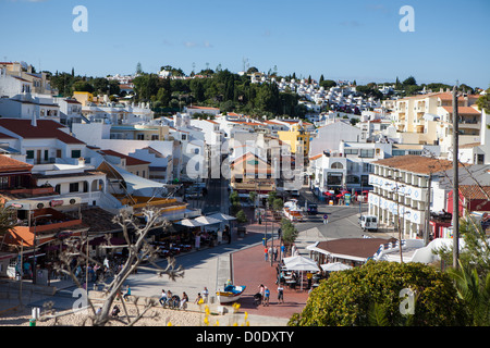 Carvoeiro,, une ville de l'Algarve au Portugal Banque D'Images