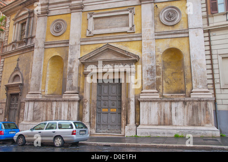 Église San Silvestro al Quirinale Rome centrale de l'église la région du Latium en Italie centrale Europe Banque D'Images