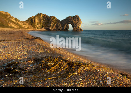 Durdle Door sur la côte jurassique, Dorset, UK Banque D'Images