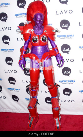 Heidi Klum Heidi Klum's 11th Annual Halloween Party chez Lavo Arrivées - New York City, USA - 31.10.10 Banque D'Images
