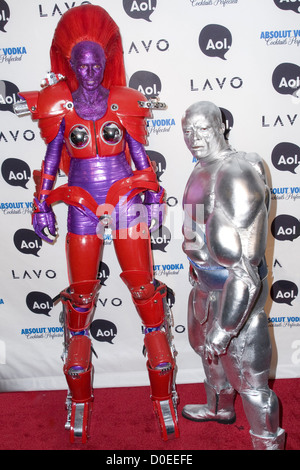 Heidi Klum et Seal Heidi Klum's 11th Annual Halloween Party chez Lavo Arrivées - New York City, USA - 31.10.10 Banque D'Images