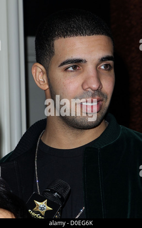 Drake Drake après travail à Rendez-vous de nuit au Wynn Resort & Casino Las Vegas, Nevada - 06.10.10 Banque D'Images