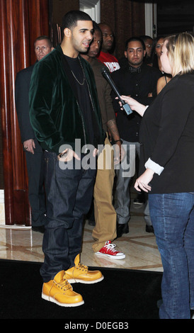 Drake Drake après travail à Rendez-vous de nuit au Wynn Resort & Casi Las Vegas Nevada Judy Banque D'Images