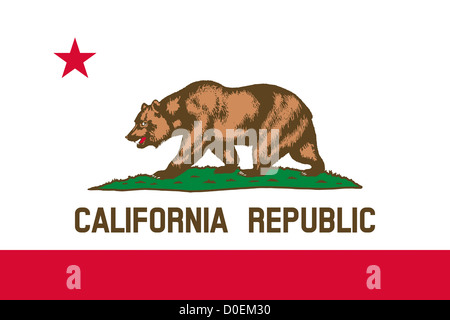 Drapeau de l'état de Californie Banque D'Images