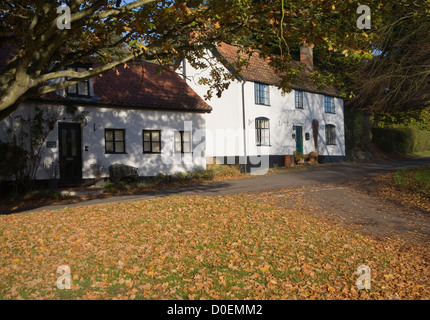 Gîte rural les feuilles d'automne Southwold, Suffolk, Angleterre Banque D'Images