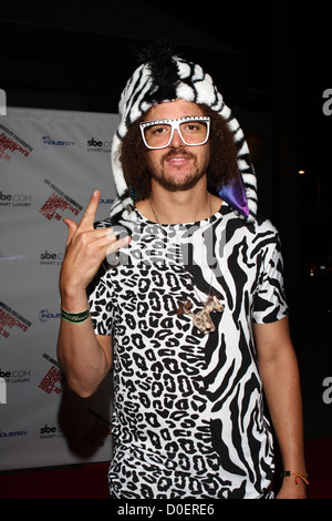 Stefan Kendal, Gordy-Jackson alias Redfoo de LMFAO Fashion's Night Out de l'industrie à Los Angeles Los Angeles, Californie - 10.09.10 Banque D'Images