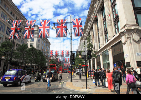 Oxford Street, London England UK Banque D'Images