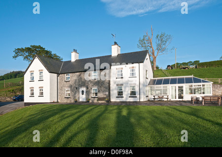 Pays de Galles, dans le comté de Conwy, Bryn Dansi ferme, ferme bed and breakfast accommodation lodging, ferme Banque D'Images