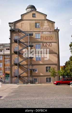 Ancienne usine de caméras, Ernemann Pentacon, Ernemannturm par Hogg et Müller, 1923, Striesen, Dresde, Saxe, Saxe, Allemagne Banque D'Images