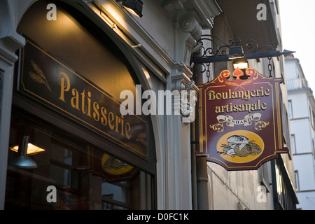 France, Alsace, Strasbourg, l'artisanat boulangerie Banque D'Images