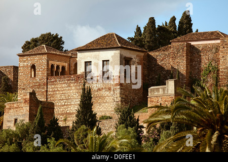 Ensemble monumental de l'Alcazaba de malaga andalousie espagne Conjunto Monumental de la Alcazaba de Málaga andalousie España Banque D'Images