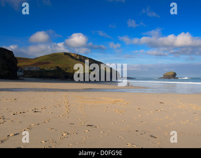 Portreath, Cornwall. Petit village de pêcheurs sur la côte atlantique de Cornwall. Banque D'Images