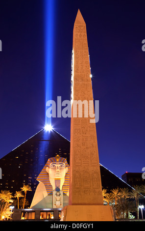 Le Luxor Hotel and Casino, Las Vegas Banque D'Images