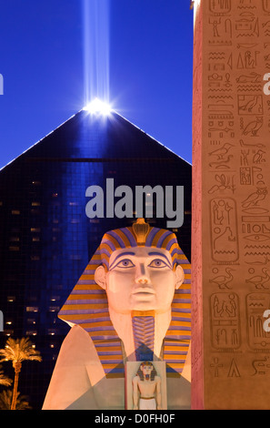 Le Luxor Hotel and Casino, Las Vegas Banque D'Images
