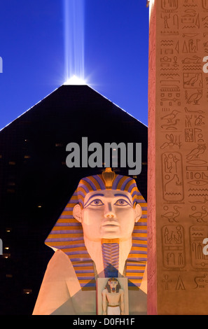 Le Luxor Hotel and Casino, Las Vegas Banque D'Images